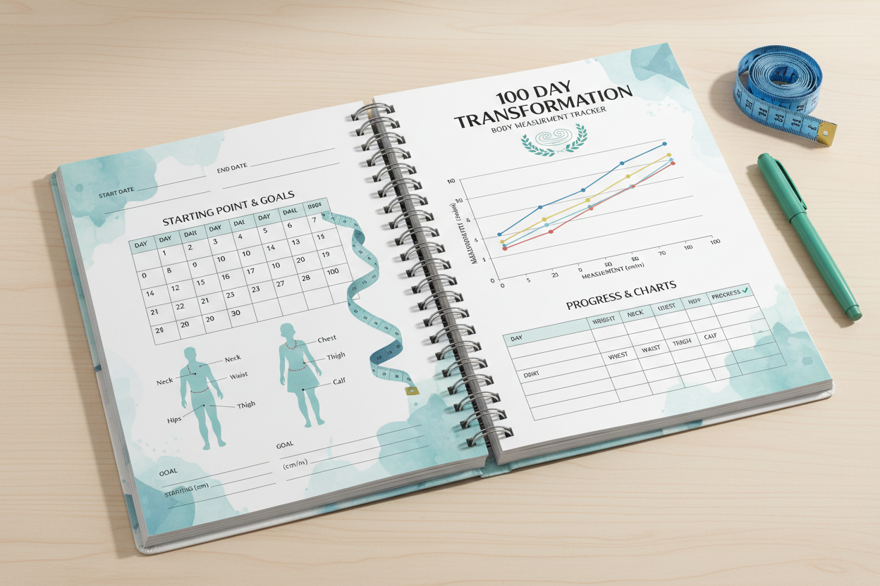 i need image for this "100 Day Body Measurement Tracker"