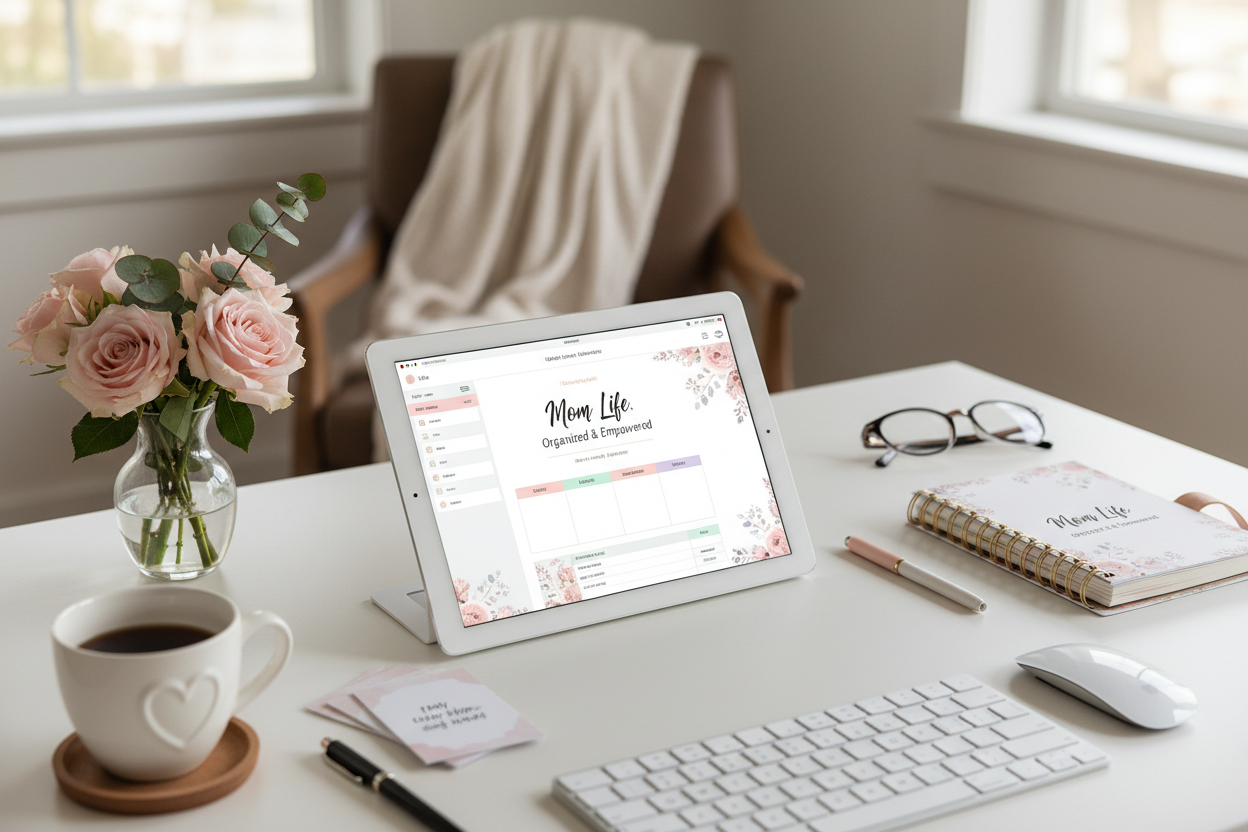 I sell digital product on shopify like planners and template and pdf downlod for mom's
and now i want to generate me photo for header